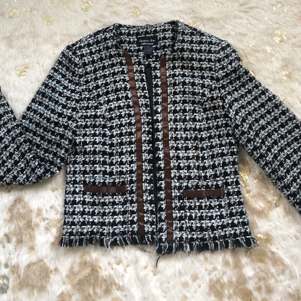 Crop blazer